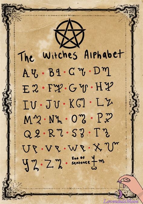 The Power of Words: Exploring the Wiccan Alphabet Font